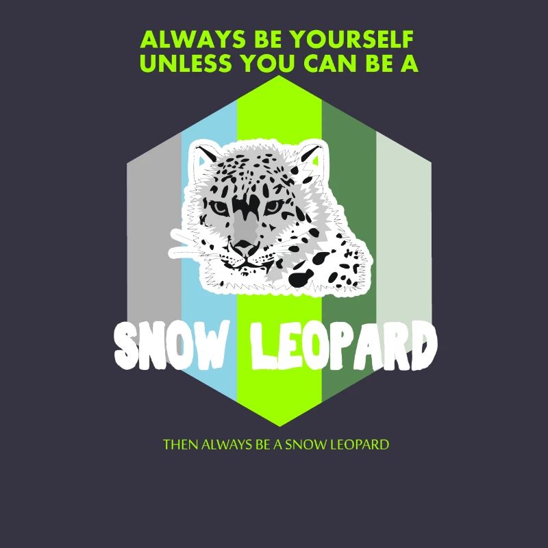 Sei ein Schnee Leopard Geschenk
