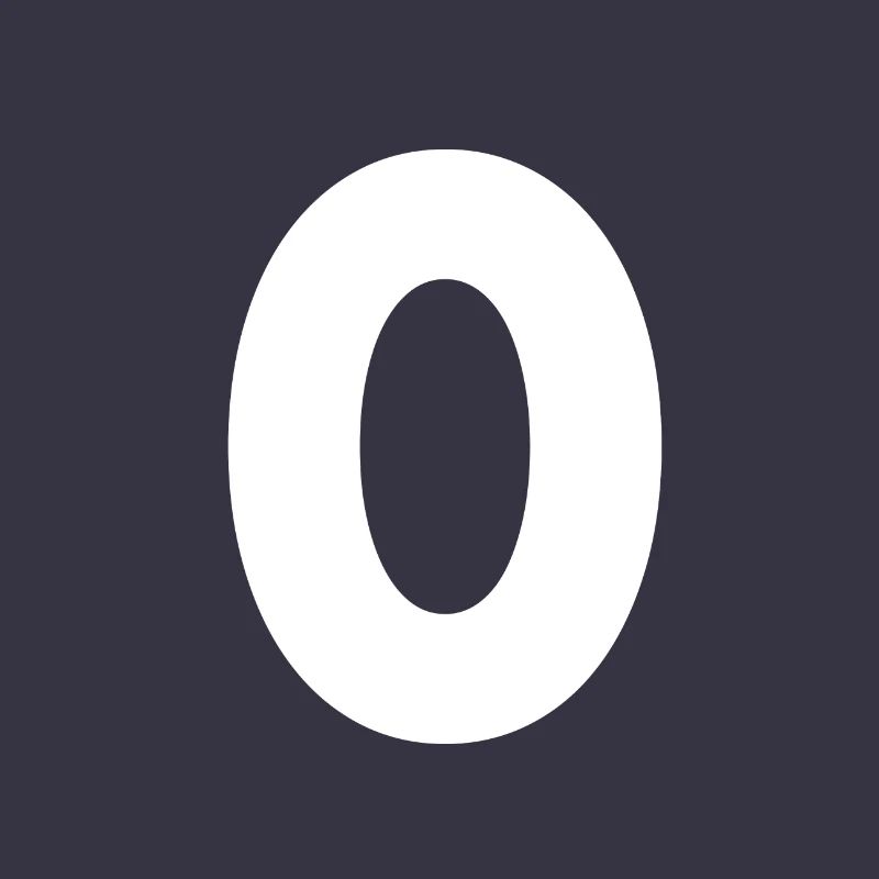 Zahl 0, Nummer 0, 0, Zero, Number Zero, Null