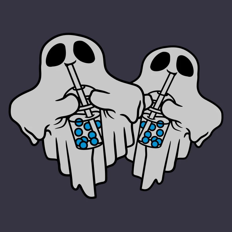 2 Bubble Tea Ghosts