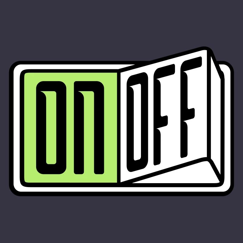 on off switch button button turn off
