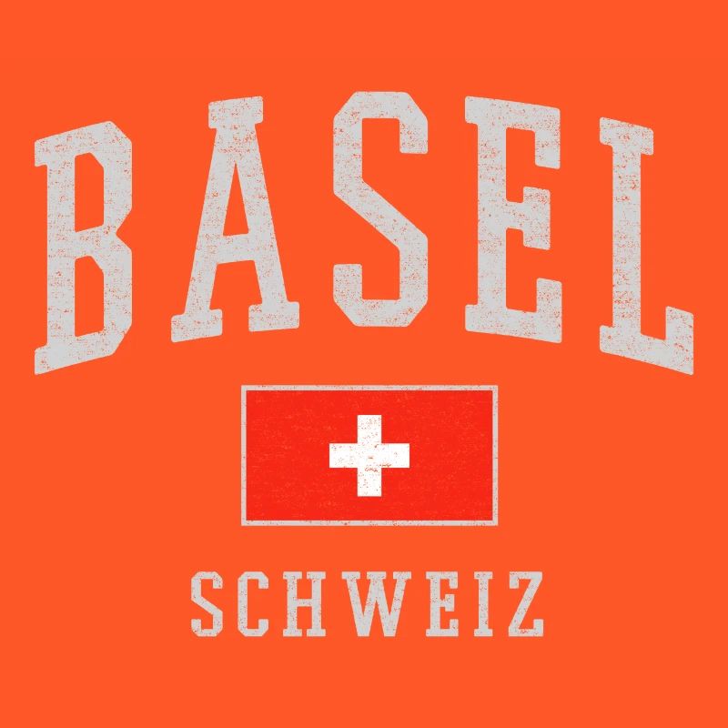 Basel Schweiz Emblem Druck