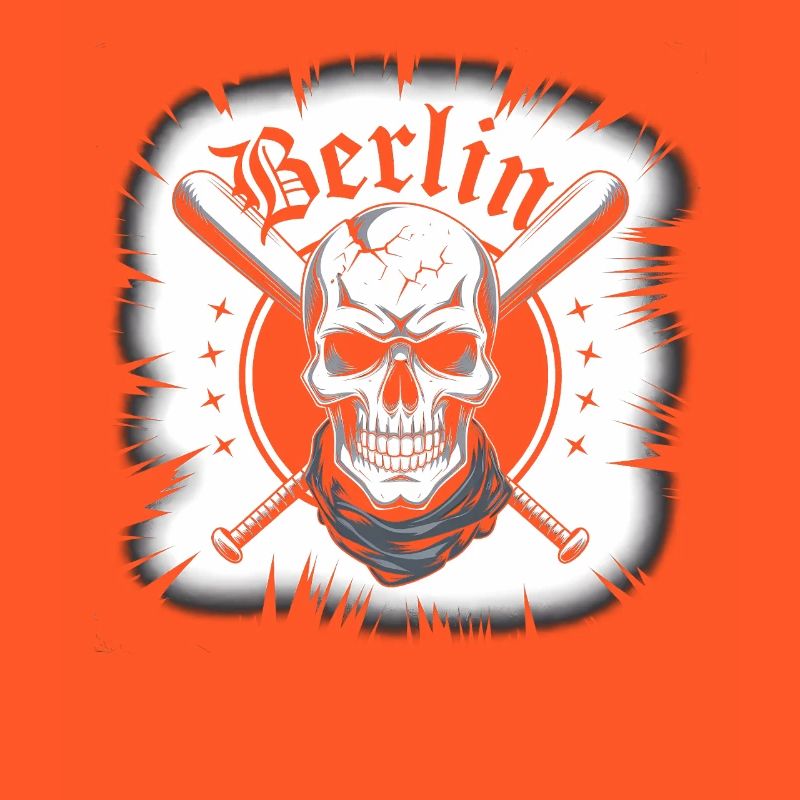 Conception d’épées croisées crâne de Berlin