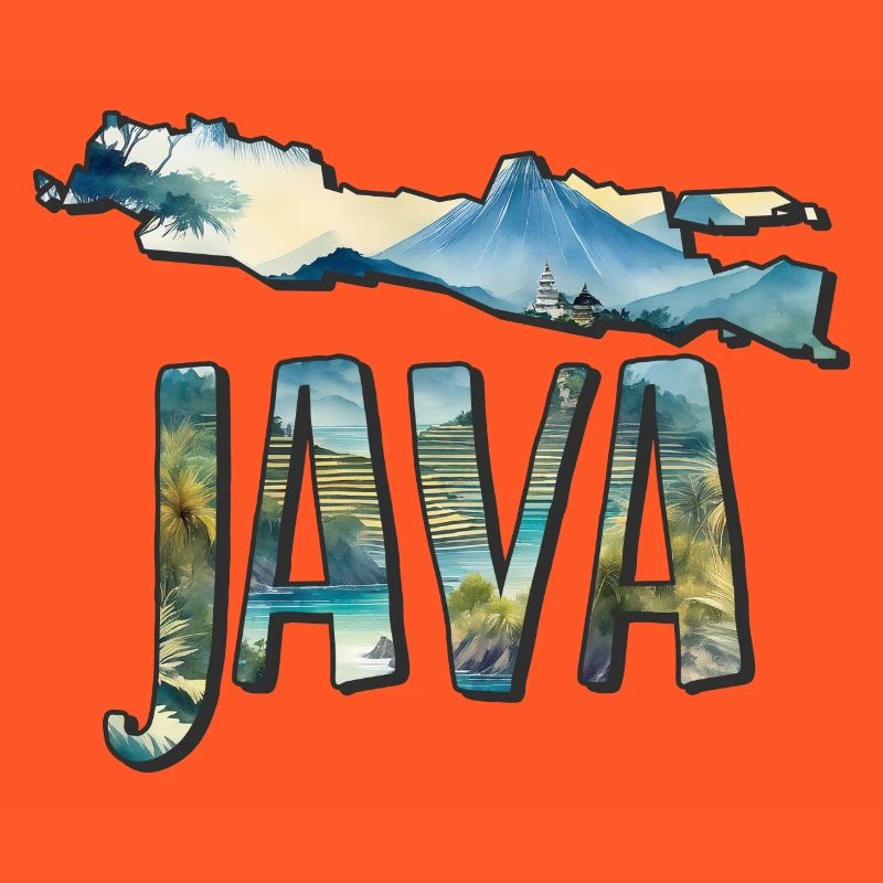 Watercolor Map Java