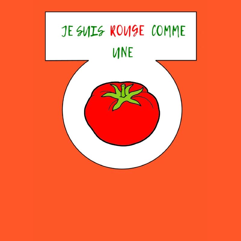Rouge comme une tomate