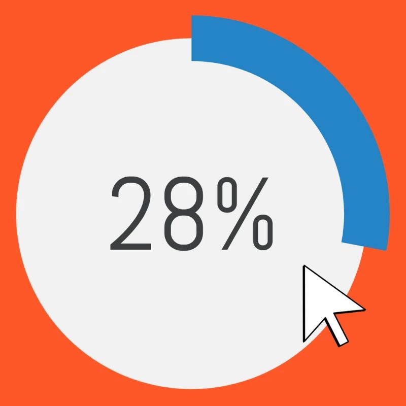 Blue Progress Ring IT Software PC Computer