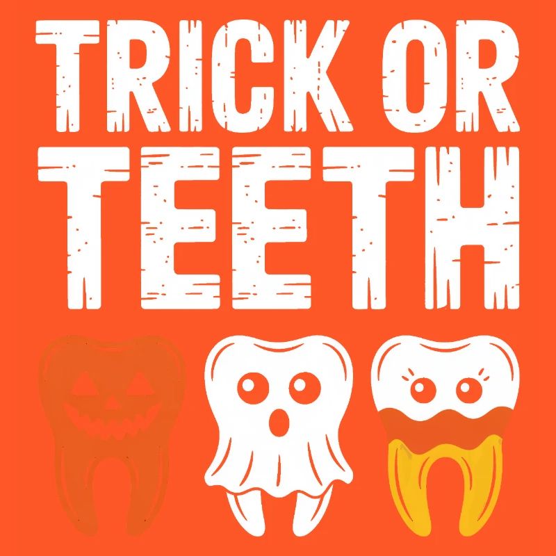 Trick oder Teeth Halloween-T-Shirt