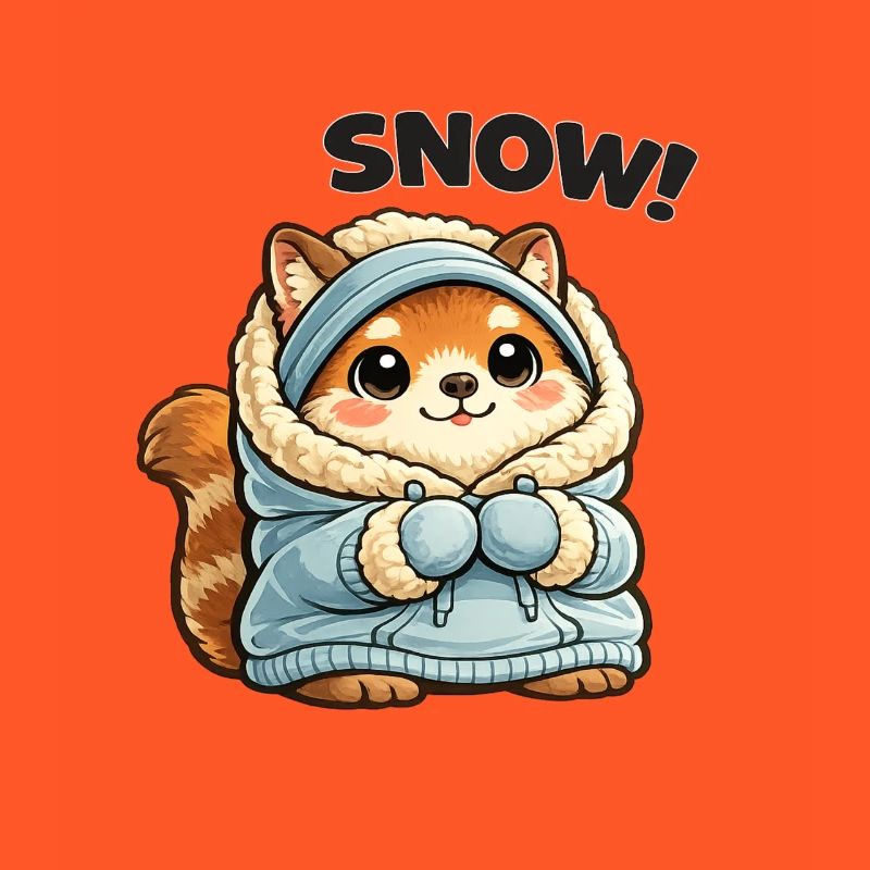 Fuchs im Winterpullover