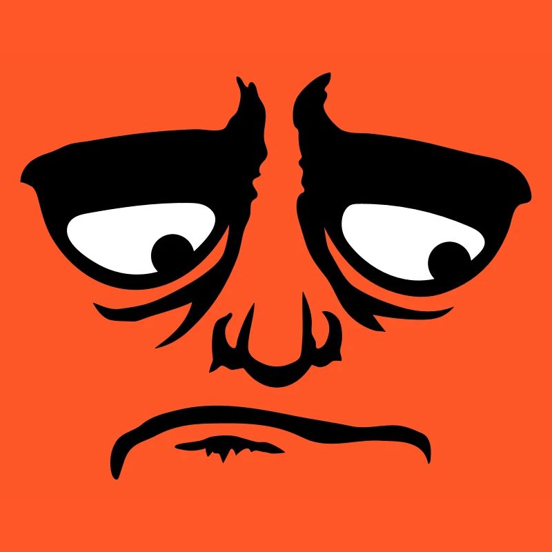 Grumpy sad disappointed face funny