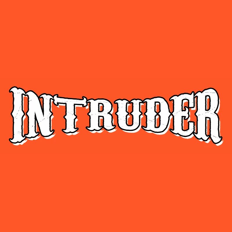 intruder hacker eindringling clan sticker computer