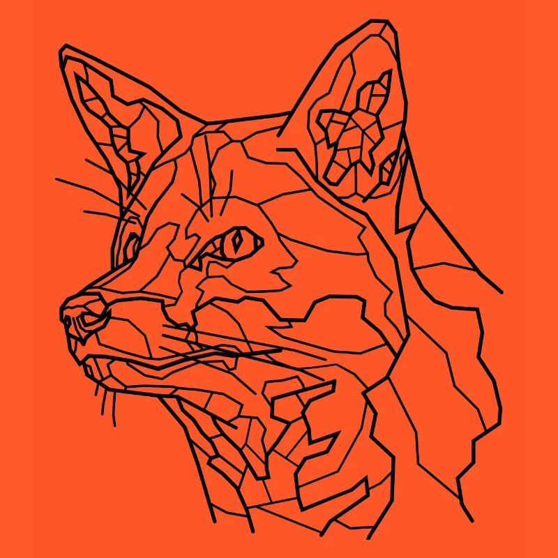 Fox Line Art