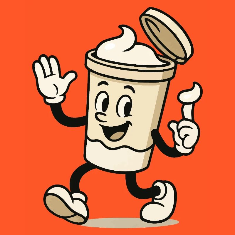 eiscreme becher comic