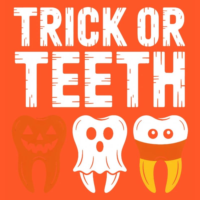 Trick oder Teeth Halloween-T-Shirt
