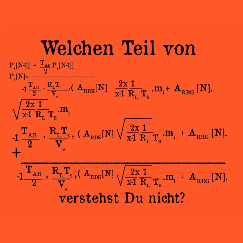 Mathematik / Physik / Nerd: Welchen Teil von ...