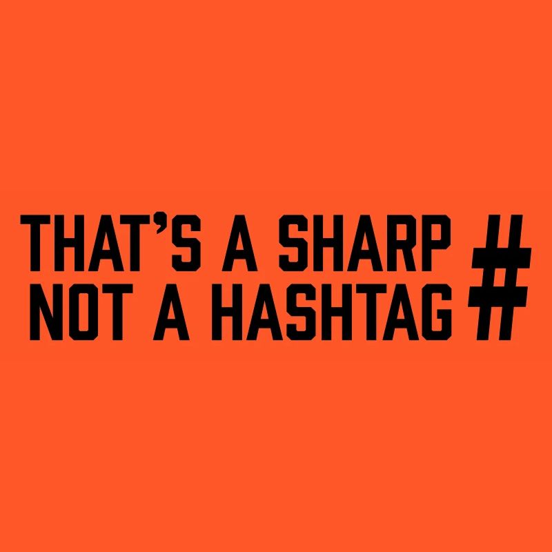 Sharp vs Hashtag