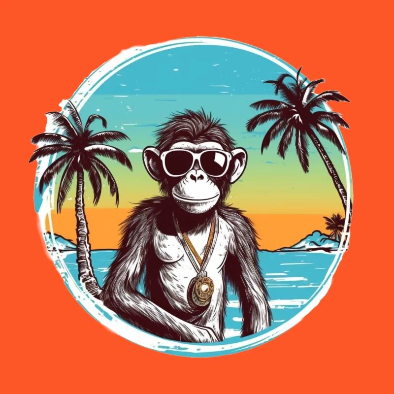 Cool Monkey * Conception de plage d’été