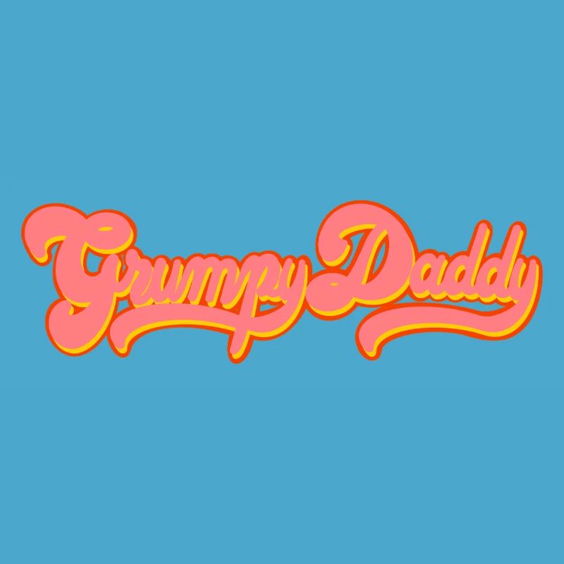 Grumpy Daddy Retro Script - Farbe "Exploitation"