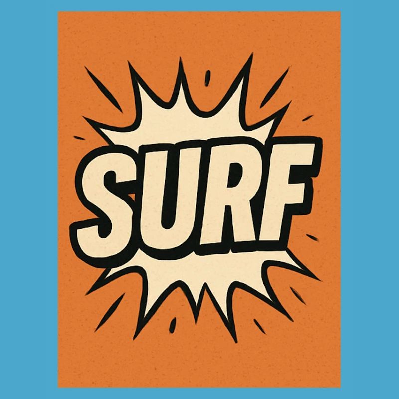 Surf-Comic Explosion Design