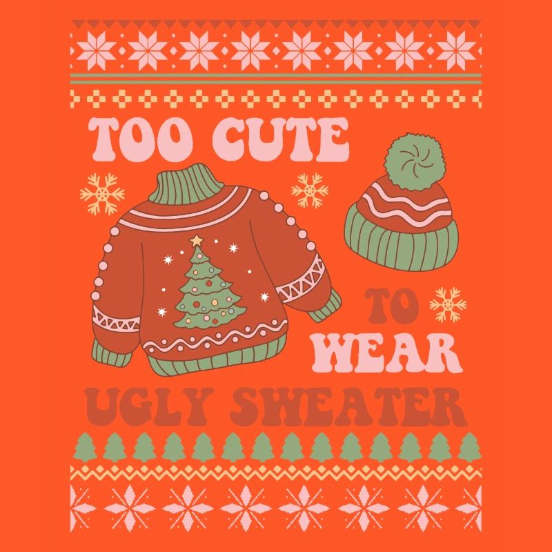 Pull de Noël moche