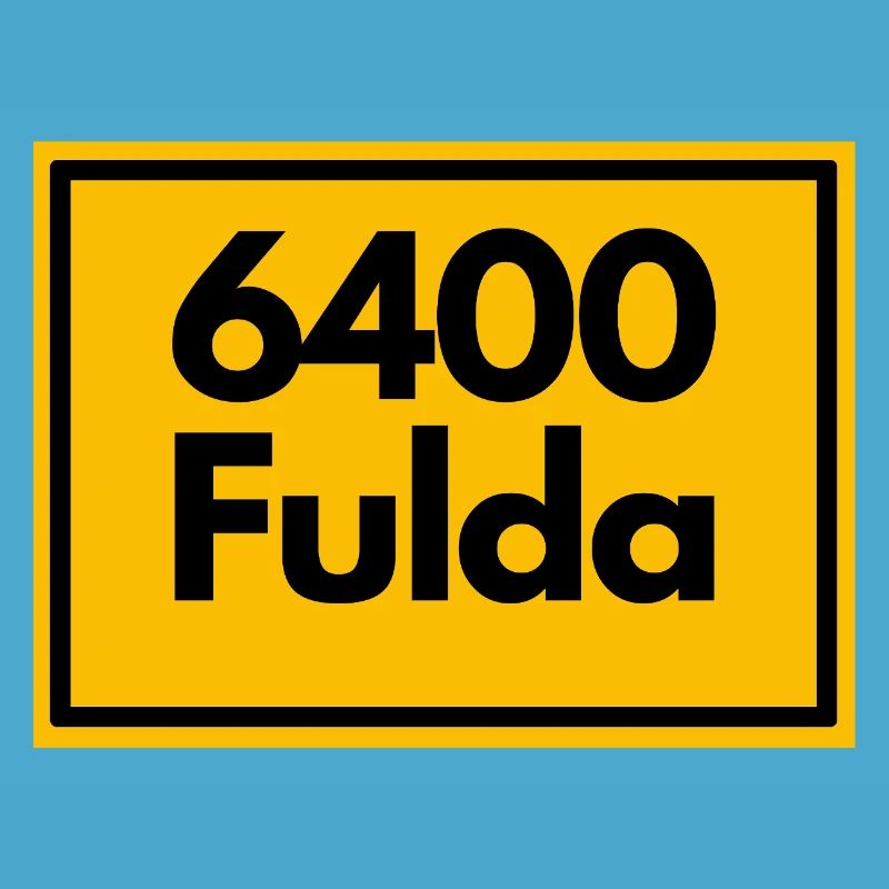 OLD POSTCODE POSTCODE RETRO 6400 FULDA - HESSEN