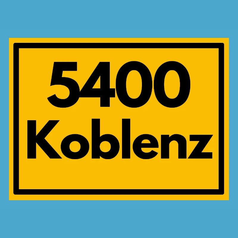 OLD POSTCODE POSTCODE RETRO 5400 KOBLENZ GERMAN