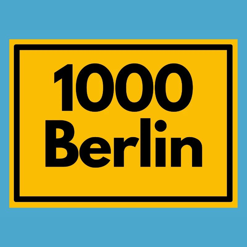 OLD POSTCODE POSTCODE RETRO 1000 BERLIN CAPITAL