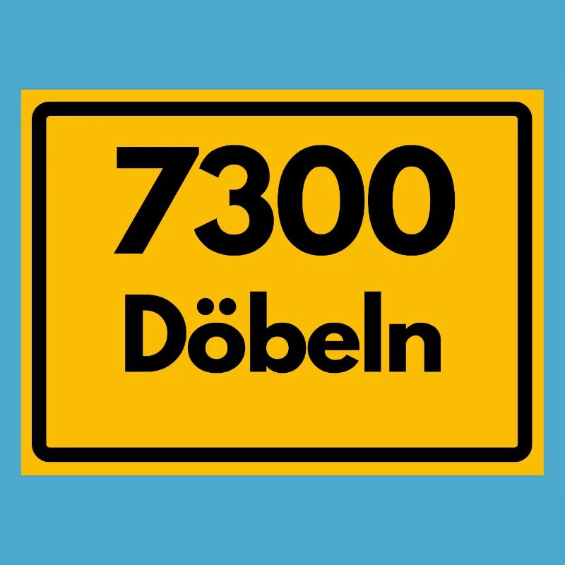 ANCIEN CODE POSTAL 7300 DÖBELN SAXE, DDR OSTALGIE