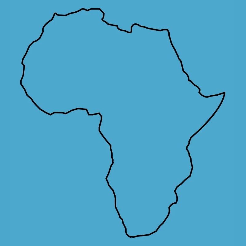 africa outline