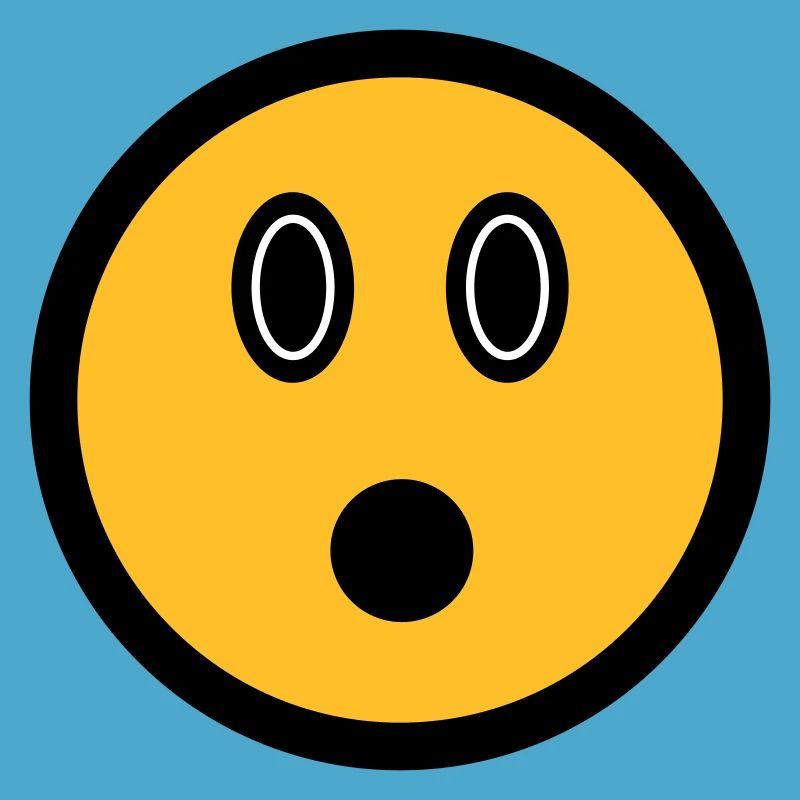 Émoticône perplexe - Symbole d’image - Stroke Face