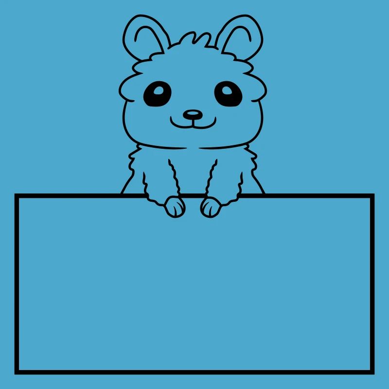 Insert Text Shield Hamster