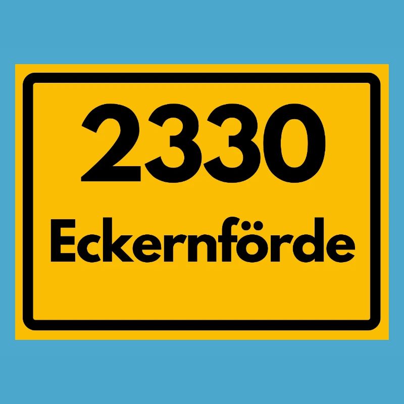 OLD POSTCODE POSTCODE RETRO 2330 ECKERNFÖRDE FJORD