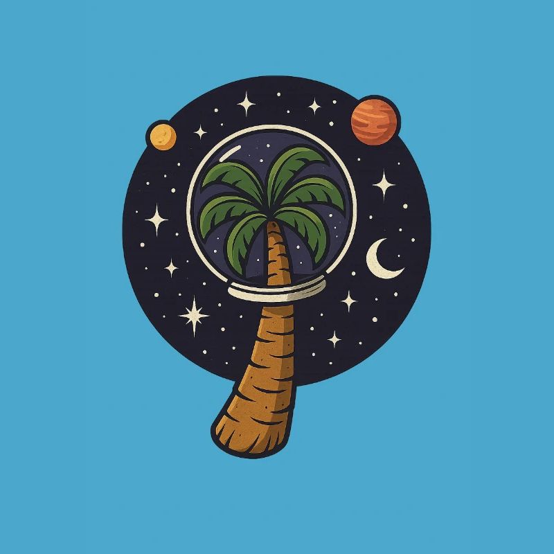 Palmier dans l’espace