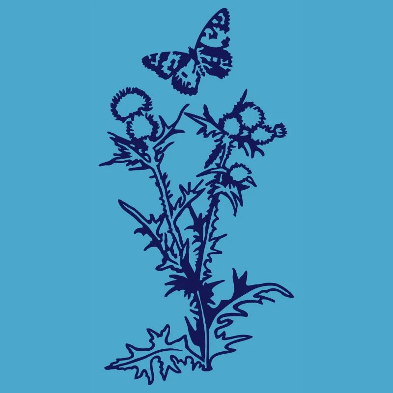 Thistle - design color selectable