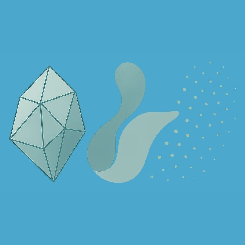 Solid, Liquid, Gaseous - Physics Design 3 Phases