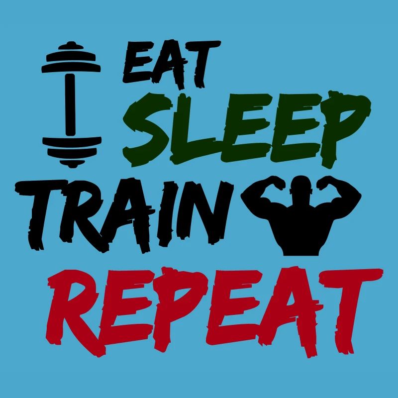 manger dormir train répéter