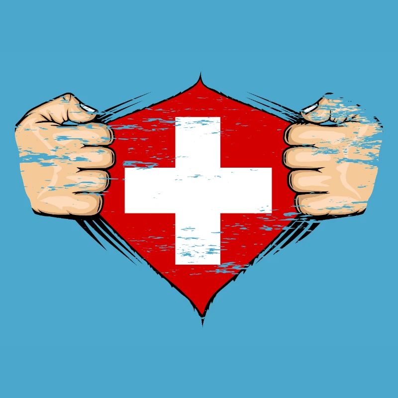 Drapeau suisse utilisé