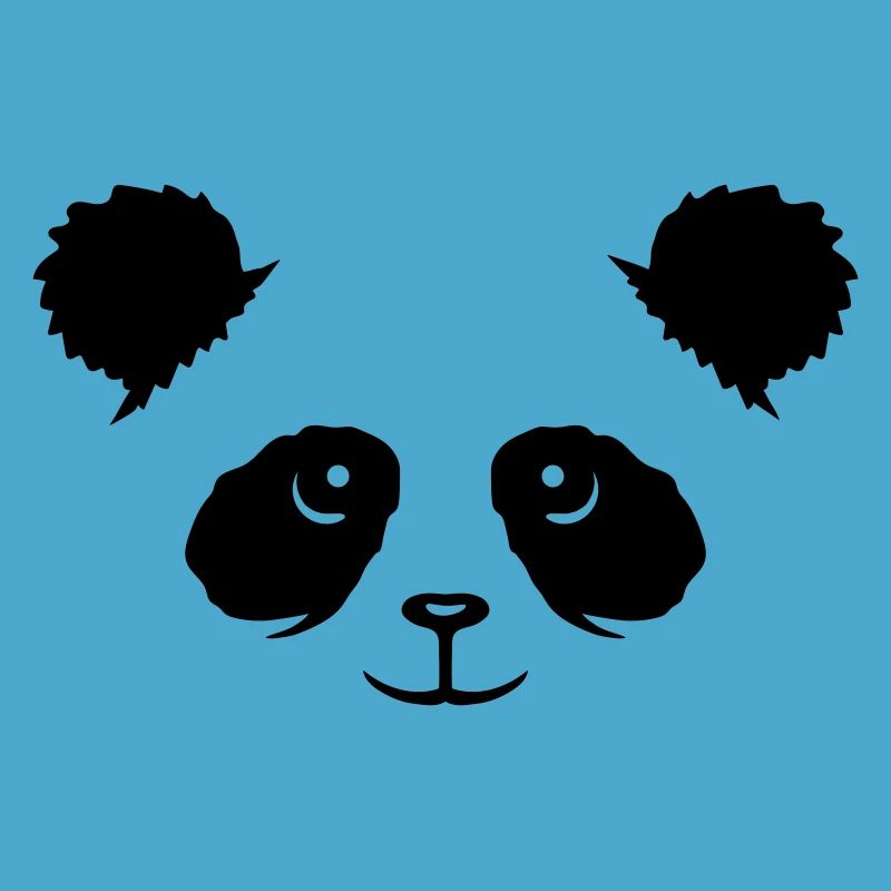 Panda Bear Face Mignon Tête Mignon Sourire Mignon Nice