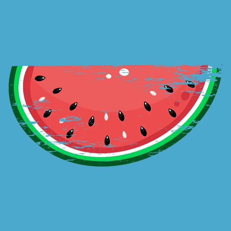 Tranche de conception de pastèque utilisée