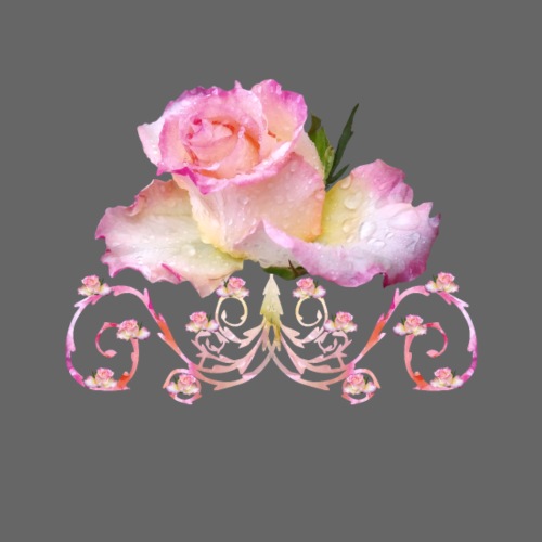Rose pink, Ornament, Rosen, Blumen, Blüten, floral - Frauen Tank Top atmungsaktiv