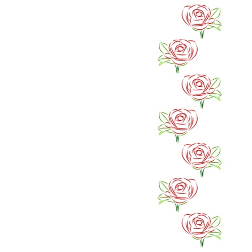 rote Rosen Kette Rose Ranke Blumen Blume Blüten - Frauen Tank Top atmungsaktiv