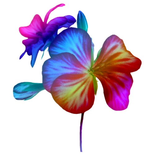 das Leben ist bunt - zauberhafte Regenbogen Blume - Frauen Tank Top atmungsaktiv