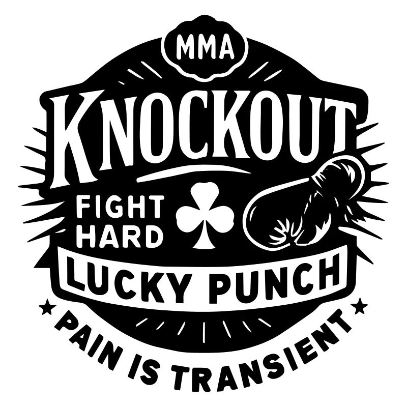 MMA Knockout Lucky Punch Combat de boxe difficile