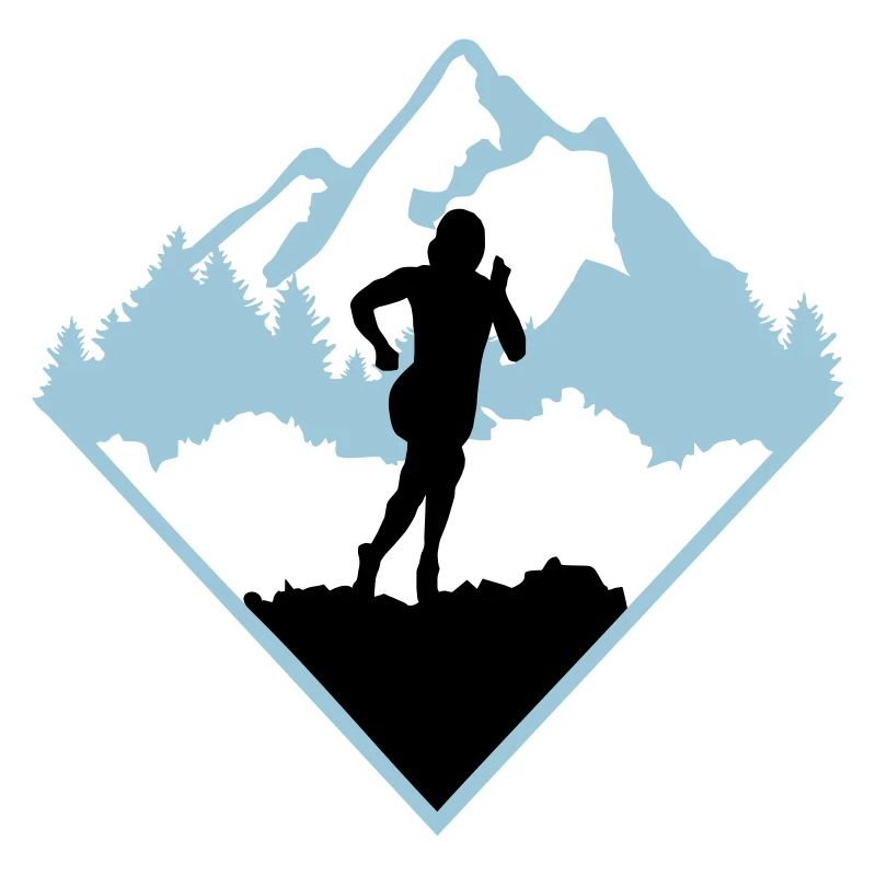 Course de trail, coureur, course