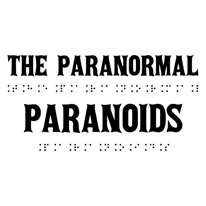 Paranormal Paranoids Braille Tee