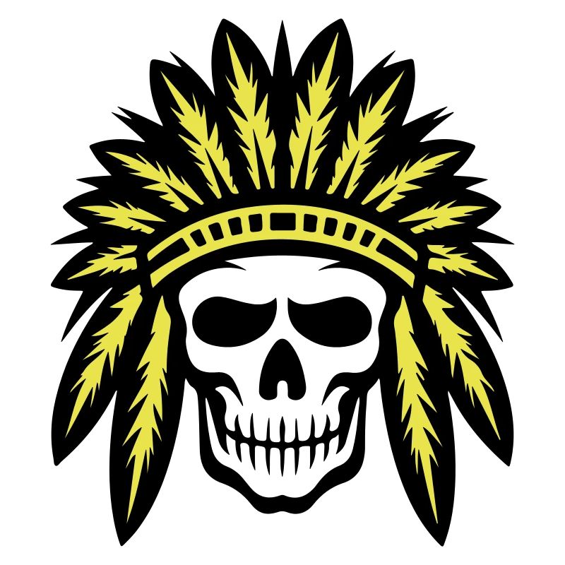 Crâne de chef indien apache
