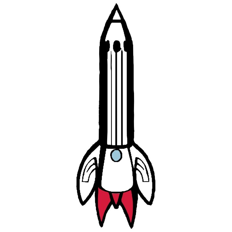Vecteur de vol spatial spatial de fusée spatiale