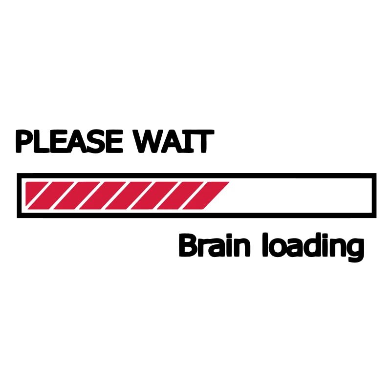 Please wait Brain loading progress bar Loading Bar