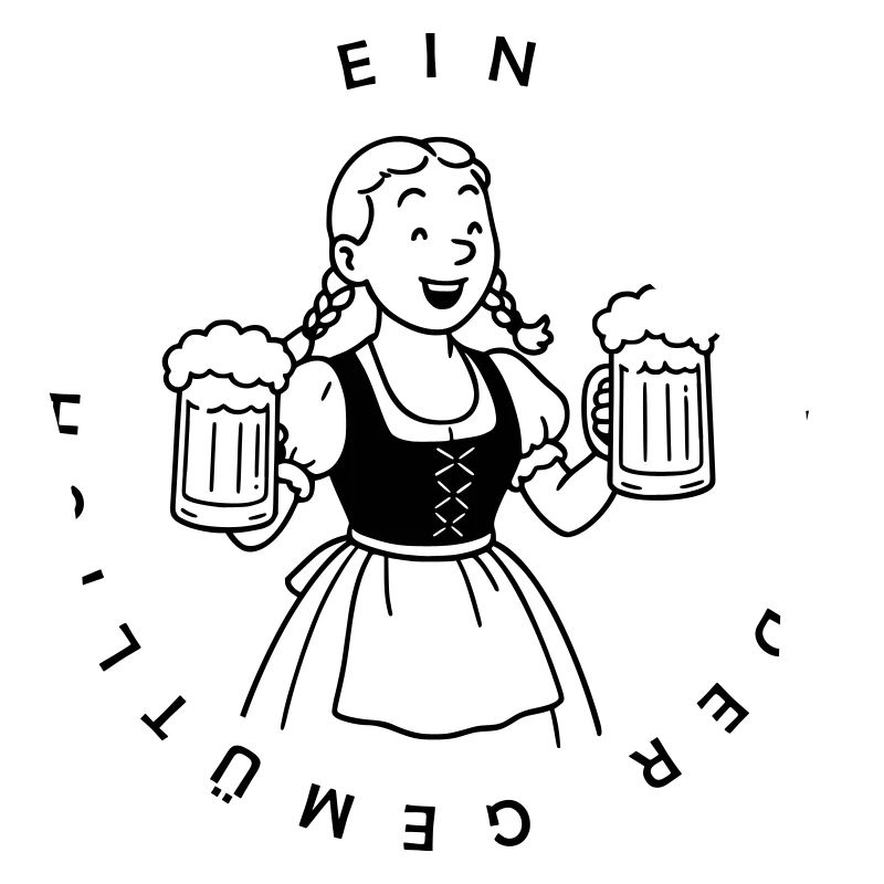 Bier Mädchen - Ein Prosit der Gemütlichkeit