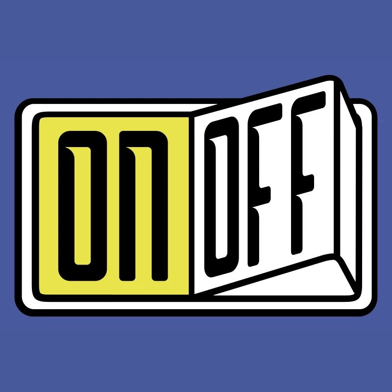 on off switch button button turn off