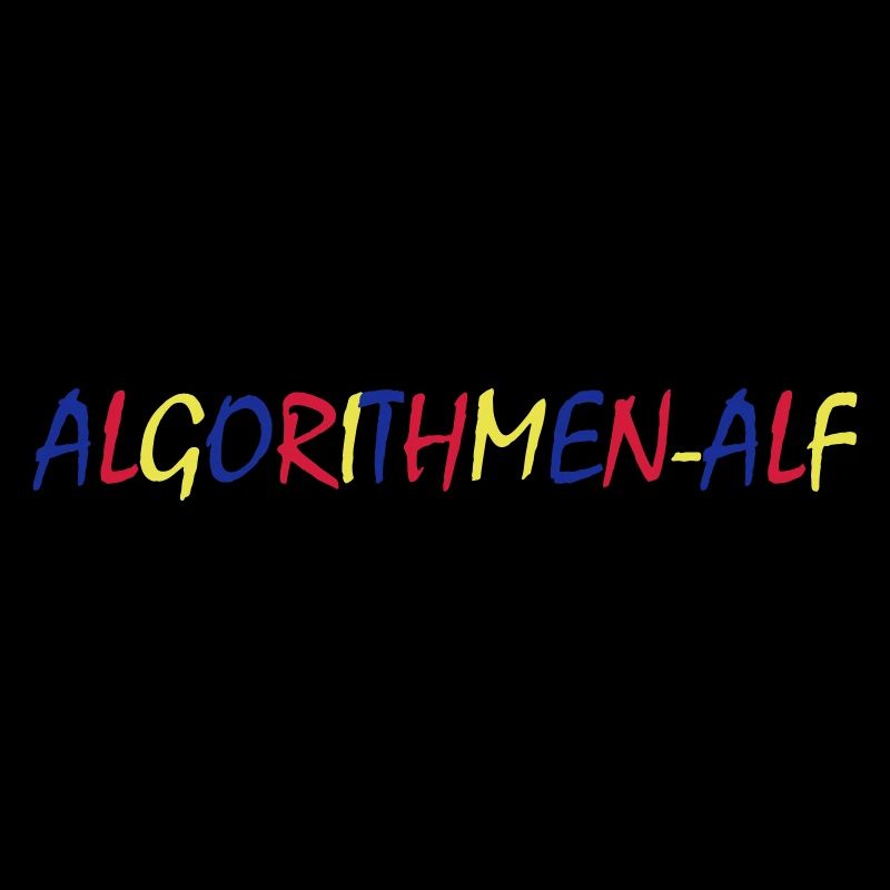 Algorithmen Alf – Bunte Typografie
