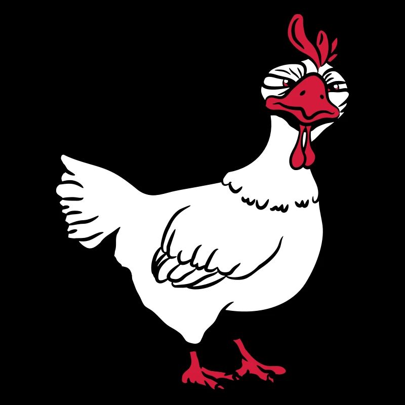Angry chicken